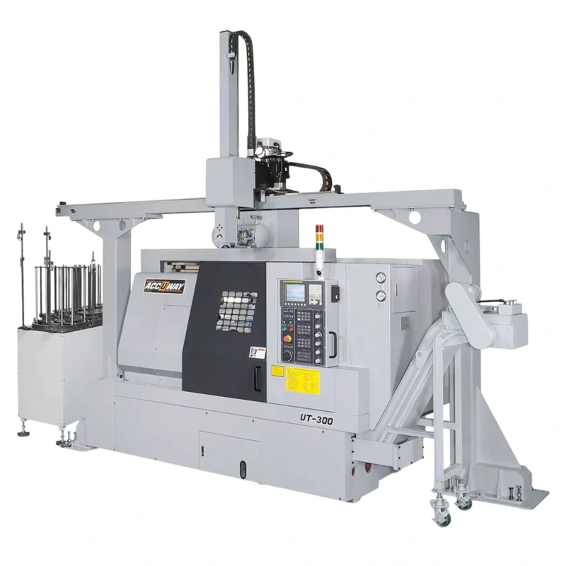 1 ACCUWAY UT-300 Fanuc Kontrollü CNC Yatay Torna