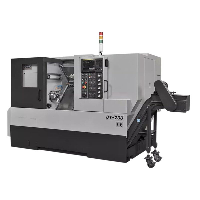 3 ACCUWAY UT-200 Fanuc Kontrollü CNC Yatay Torna
