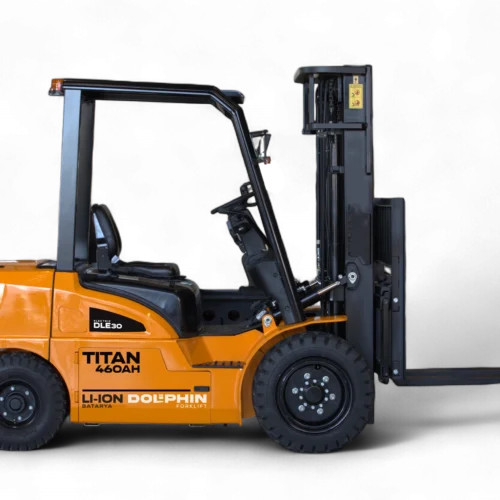 Dolphin Forklift TITAN DLE-30  | 3 Tonluk Elektrikli Forklift |  3.3 Metre Yükseklik