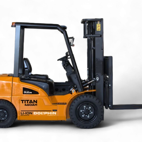 Dolphin Forklift TITAN DLE-35  | 3,5 Tonluk Elektrikli Forklift |  3.3 Metre Yükseklik